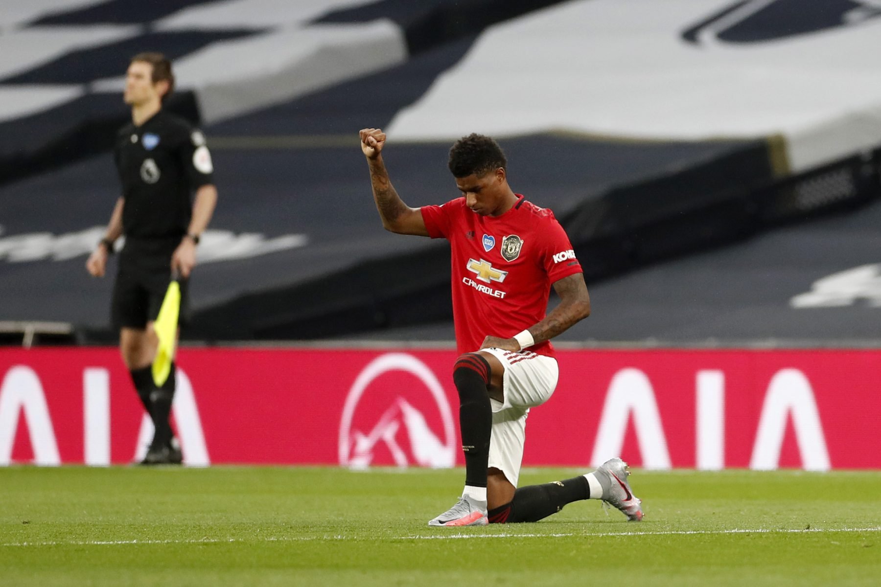 Marcus Rashford racially abused online after United’s draw against Arsenal