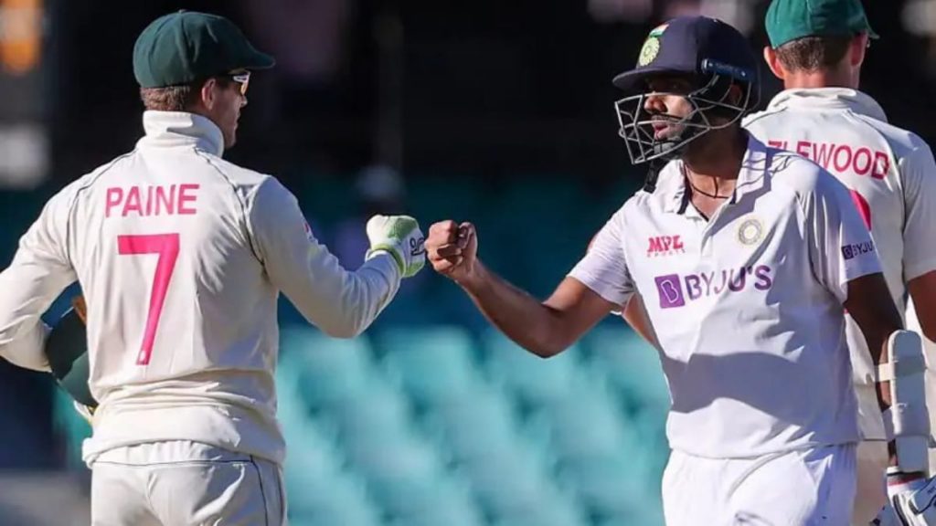 Tim Paine and Ravichandran Ashwin