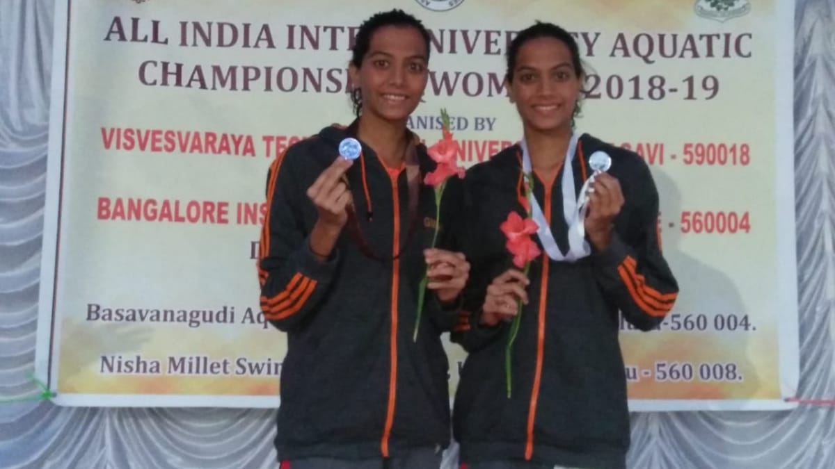 From taking to the pool as one-year-olds to winning multiple medals at Khelo India University Games – The inspiring story of twins Aarti and Jyoti Patil