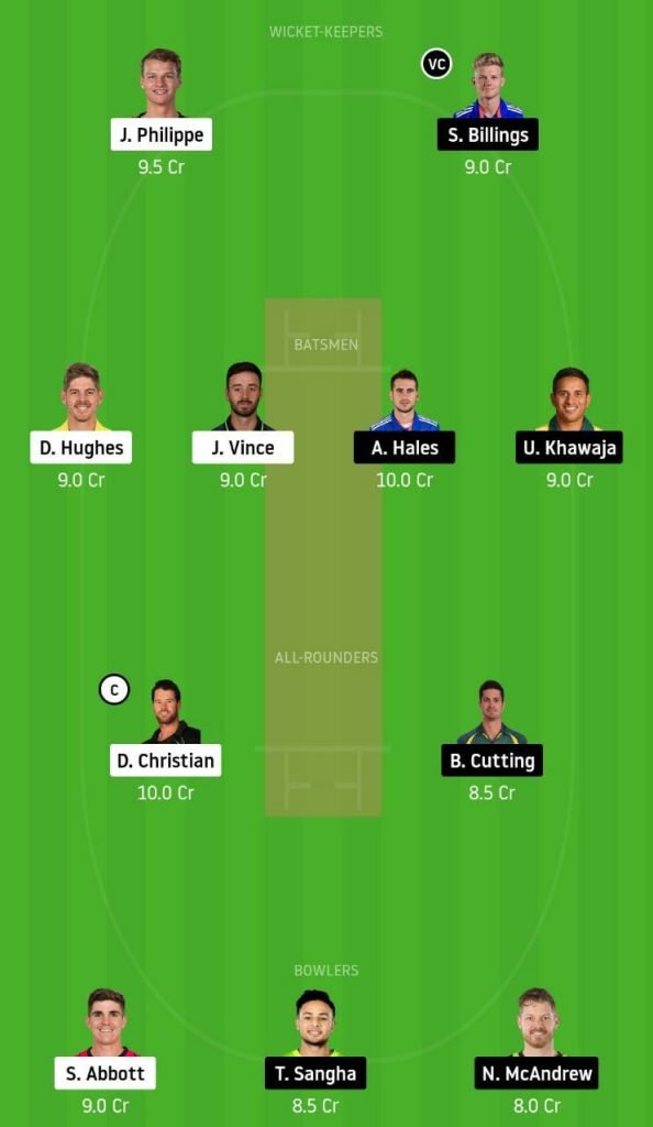 SYS vs SYT Dream11