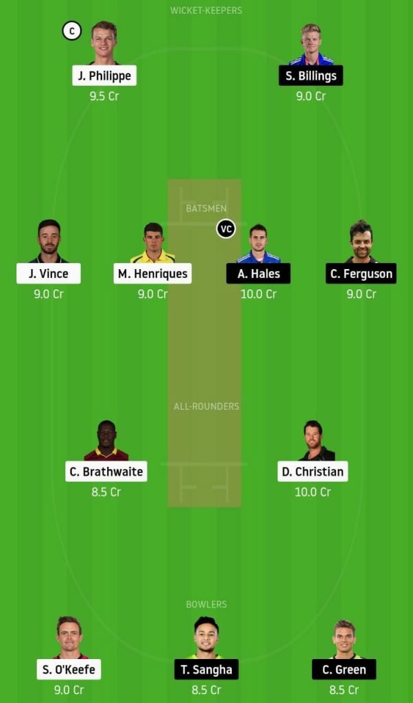 SYS vs SYT Dream11