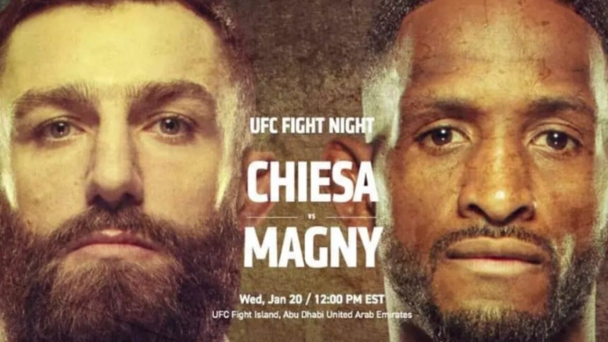 UFC FIGHT NIGHT : CHIESA VS MAGNY PRELIMS RESULTS