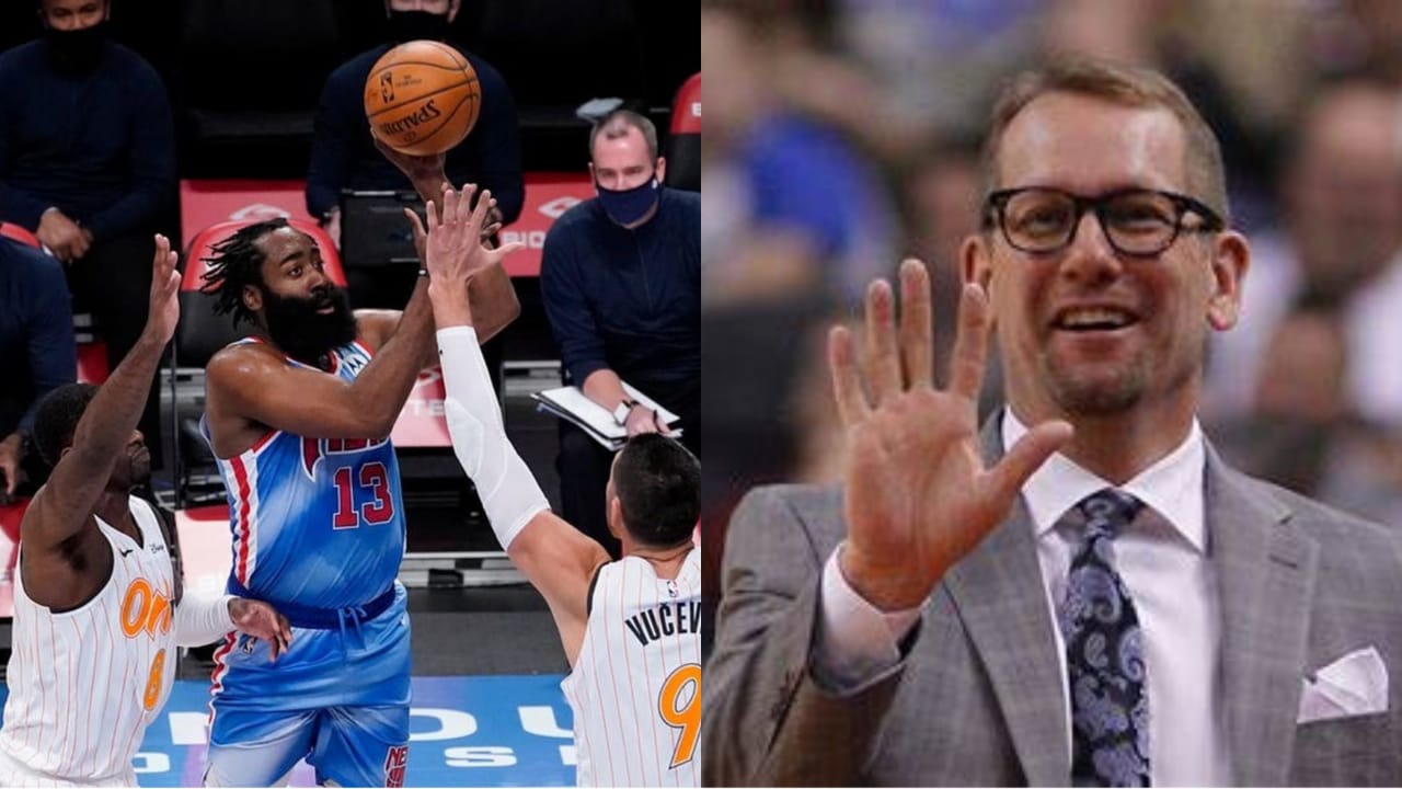 Nick Nurse hopes James Harden fail as a Brooklyn Nets