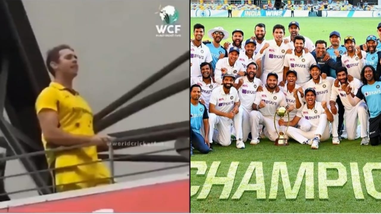 India vs Australia: Watch as Australian fan rejoices India’s historic Brisbane win, calls ‘Vande Mataram,’ ‘Bharat Mata ki Jai’ aloud