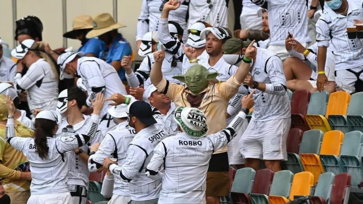 India vs Australia: Fans enter the Gabba on Day 2 dressed as stormtroopers from Star Wars