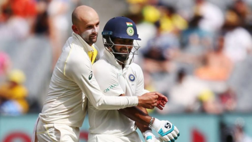 Nathan Lyon and Rishabh Pant