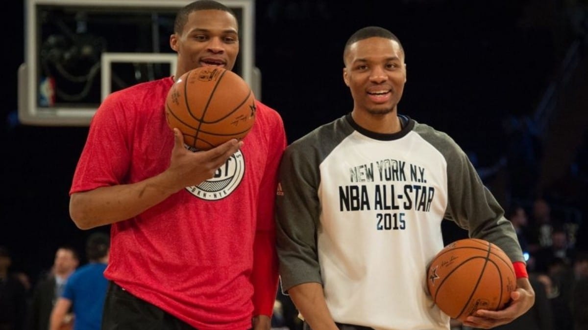 Damian Lillard overpowers Russell Westbrook and Bradley Beal’s Wizards leading short-handed Trail Blazers to victory