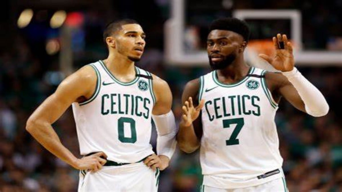 Jayson Tatum and Jaylen Brown hold off Bradley Beal in Celtics’’ victory over Wizards 107-116