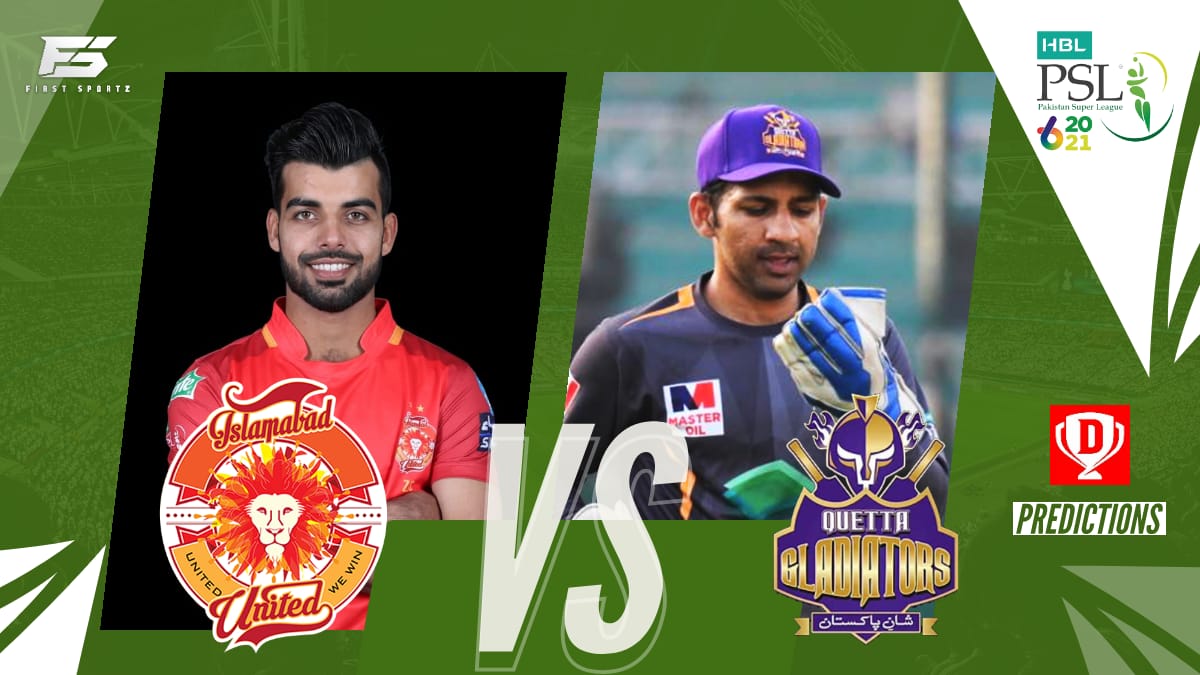 PSL 2021: Islamabad United vs Quetta Gladiators fantasy 11 predictions: Top Dream11 picks for IU vs QG