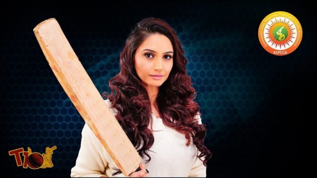 Ragini Dwivedi, brand ambassador of T10 tournament for specially-abled