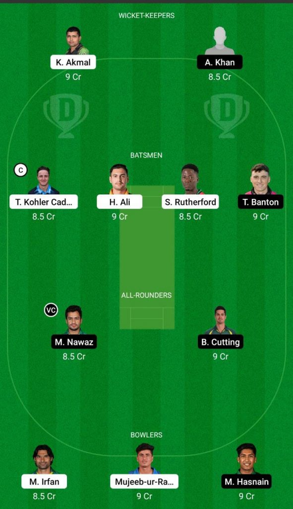 PZ vs QG Dream11