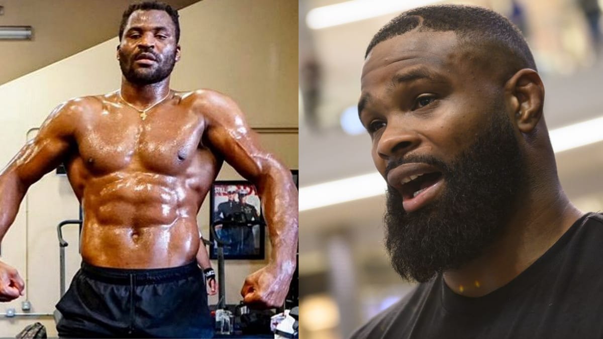 “I don’t know what I would do against him,” says Tyron Woodley on training with Francis Ngannou