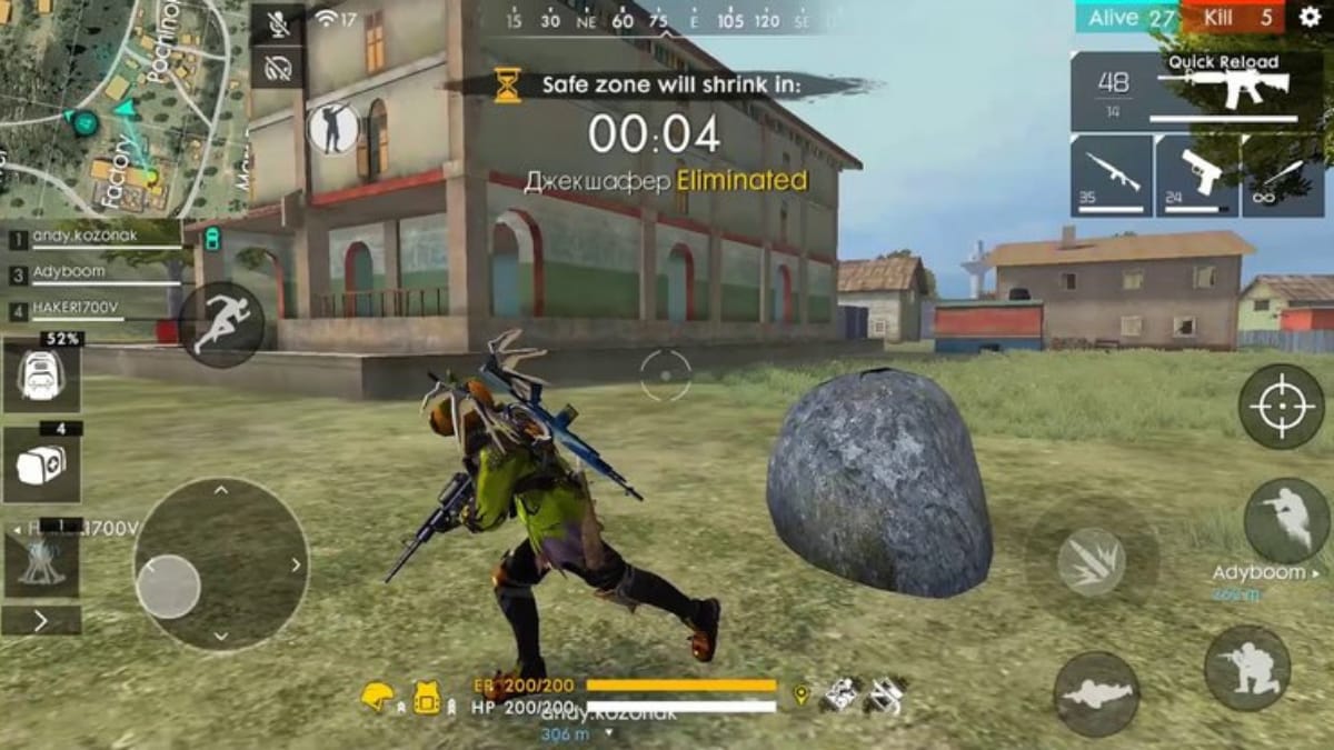 Developers of Free Fire create new Anti hack system to eliminate flying hack