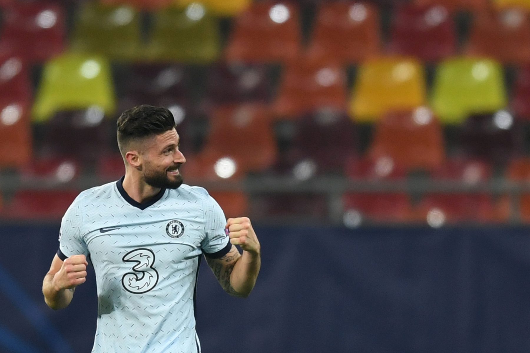 Olivier Giroud stresses that Chelsea arrived in Bucharest with the aim to win