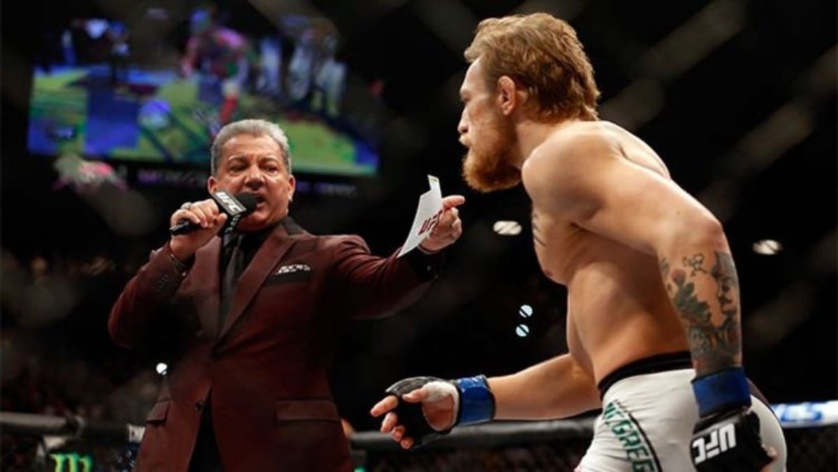 “He’s definitely one of the biggest draws, a superstar,” Bruce Buffer talks about ‘The Notorious’ Conor McGregor