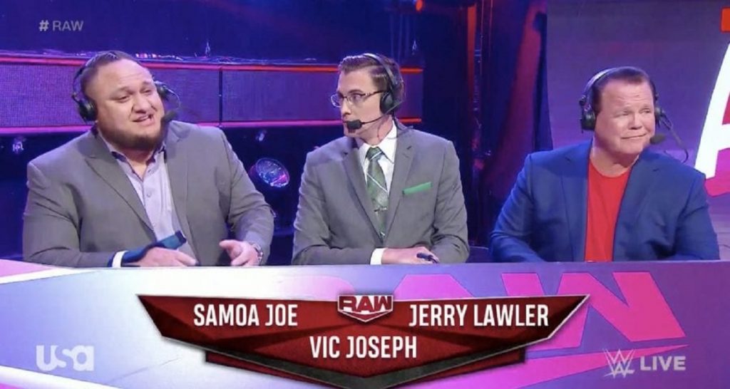 raw announcer team