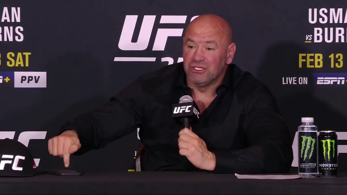 Dana White breaks down Kamaru Usman’s fights: “For all the attributes that Usman has, his chin is probably his best one,”