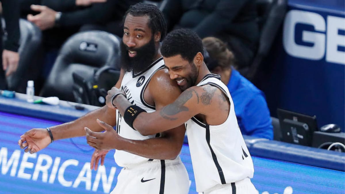 Kyrie Irving and James Harden command Nets to victory against Kings