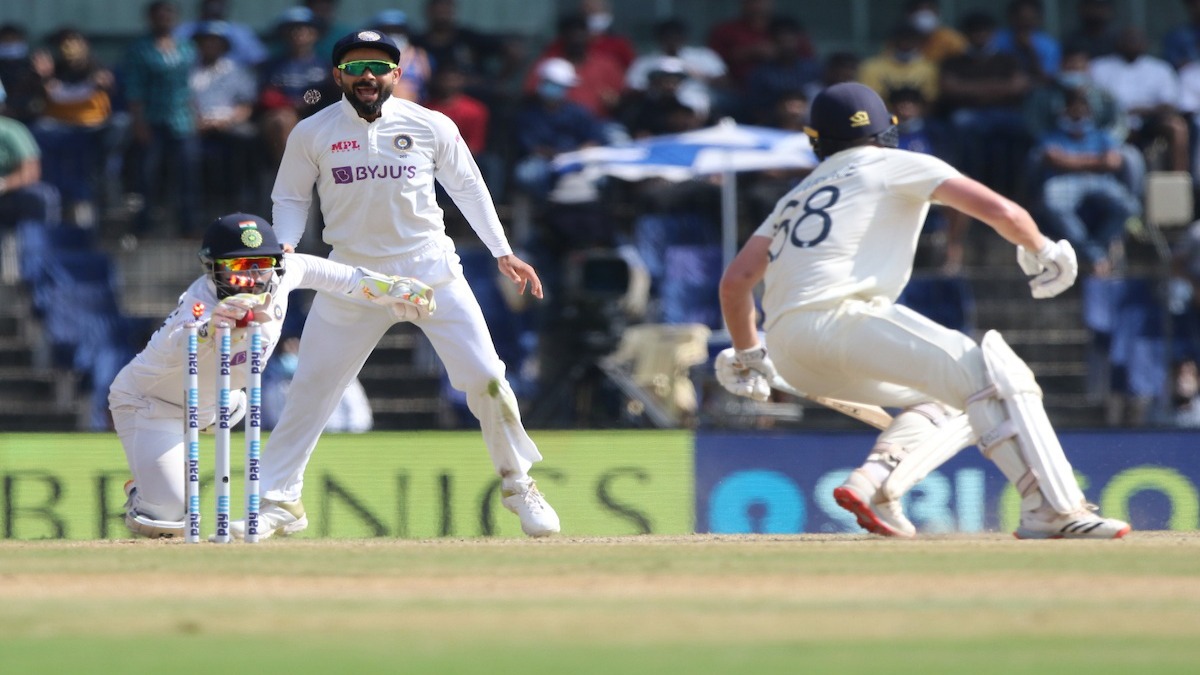 India vs England 2021: Watch- Rishabh Pant’s swift wicketkeeping reflexes to dismiss Daniel Lawrence