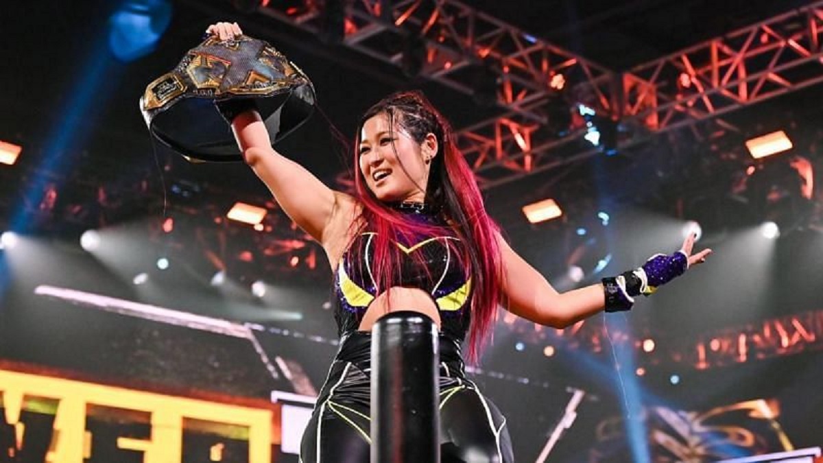 Io Shirai is prepared to defend her NXT Championship at NXT TakeOver: Vengeance