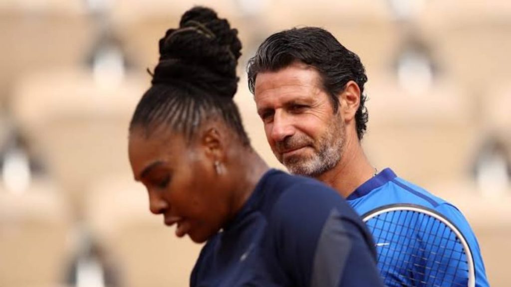 Serena Williams and Patrick Mouratoglou