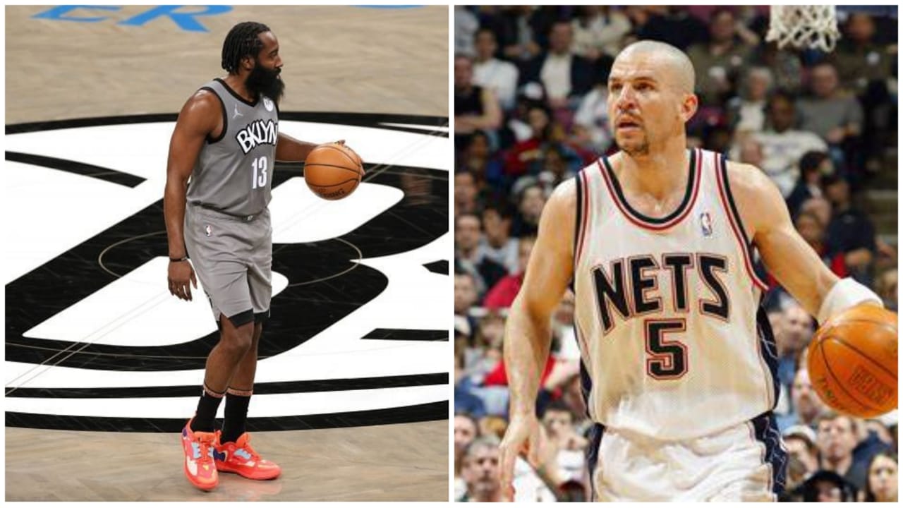 James Harden struck his 12th triple-double to match Jason Kidd’s record