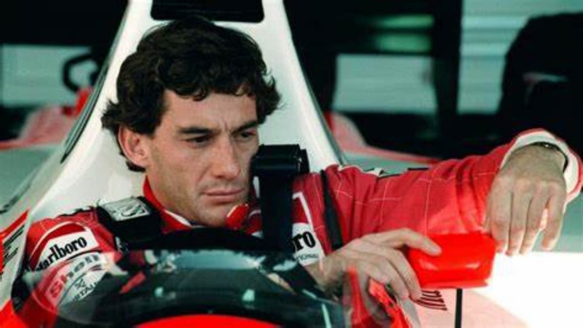 When F1 legend Ayrton Senna won a race with practically no brakes?