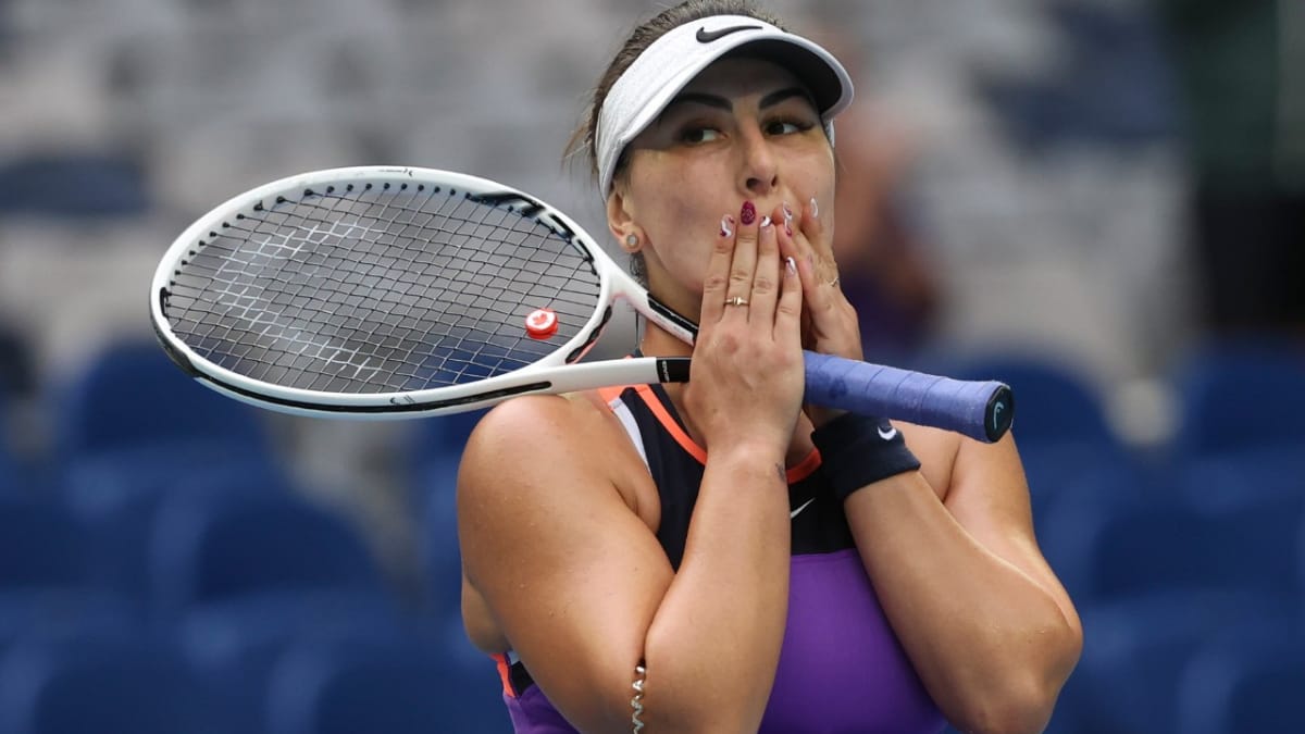 ‘I really didn’t want to stop,’ Bianca Andreescu breaks down in the middle of the press-conference