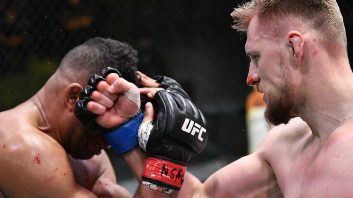 Gilbert Burns, Dominick Cruz, Aljamain Sterling, Mike Perry, and other UFC Aces reacts to Alexander Volkov TKO win against Alistair Overeem