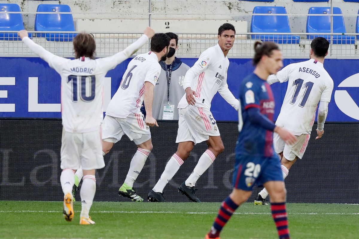 Real Madrid came from behind to win 2-1 against Huesca