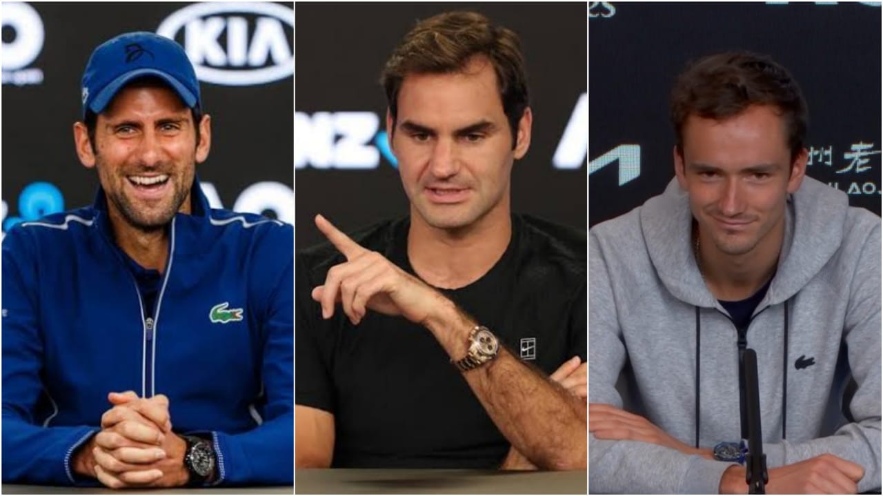 Daniil Medvedev hails Djokovic and Federer, says they are top players who can win the Australian Open without any practice matches