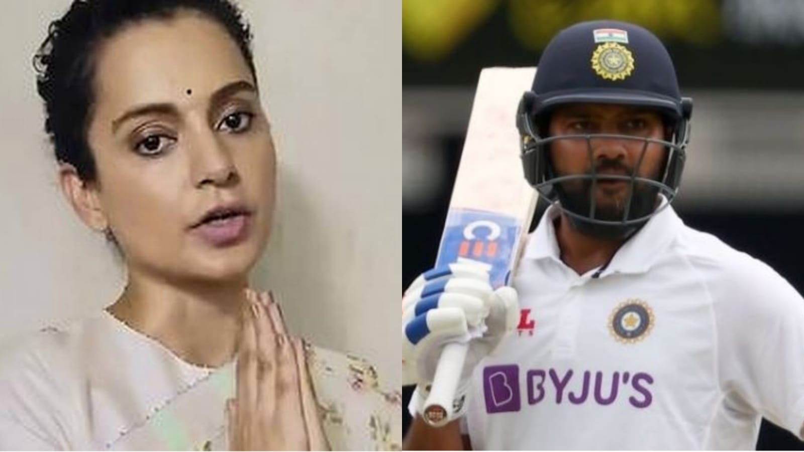 Actress Kangana Ranaut calls cricketers “Dhobi ka kutta” in response to Rohit Sharma’s tweet