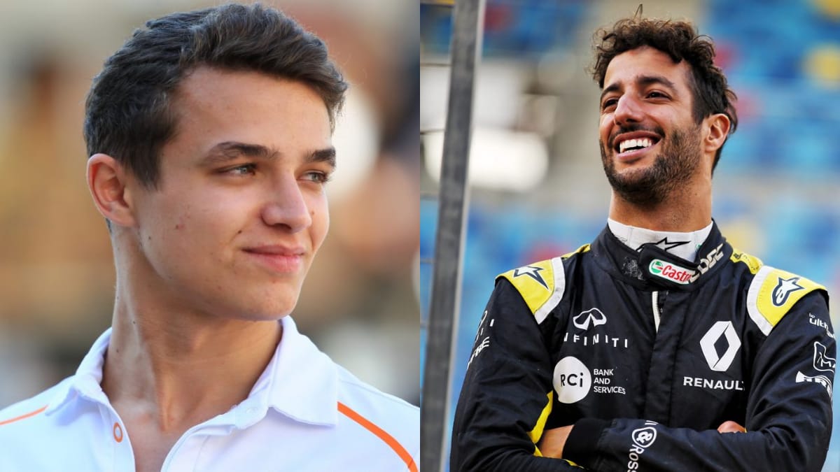 Daniel Ricciardo feels he left enough room for his teammate Lando Norris