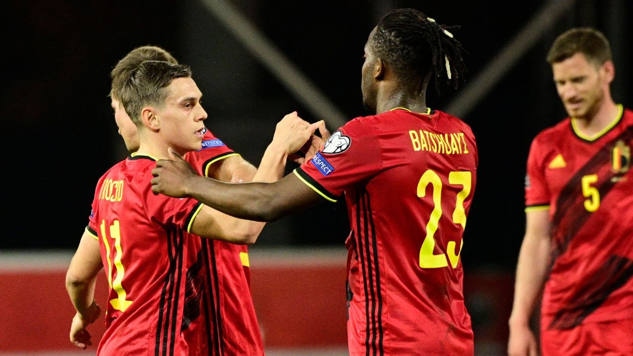 A second string Belgium thrash Belarus 8-0 in World Cup qualifying match