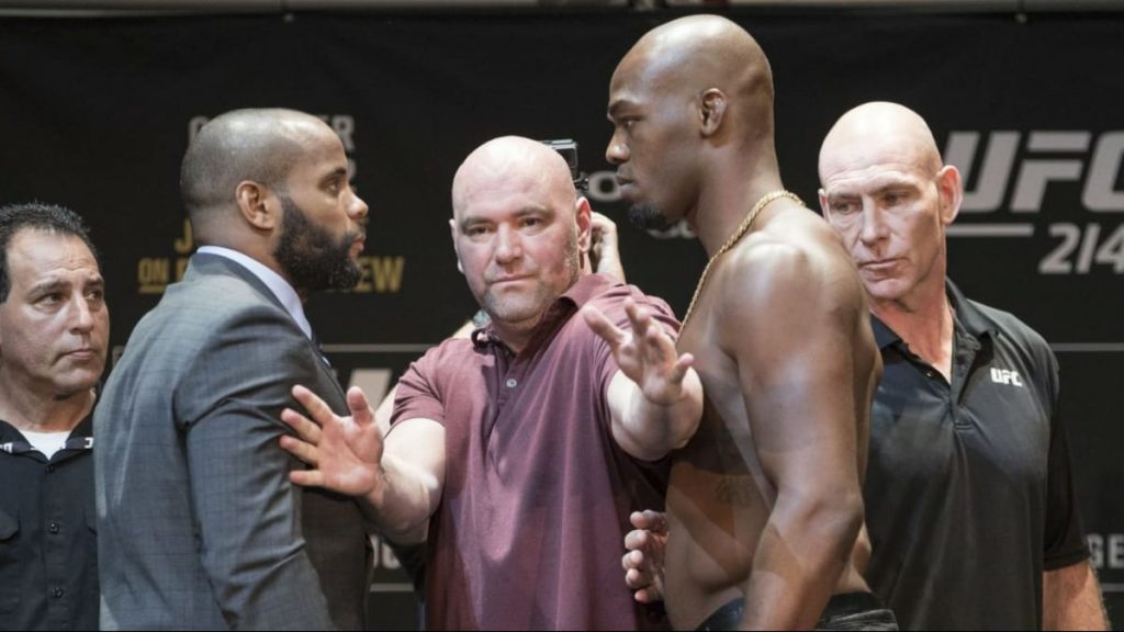 Jon Jones and Daniel Cormier