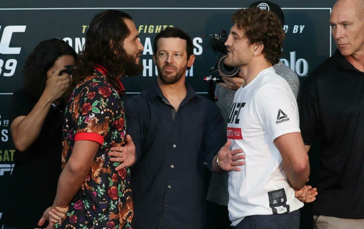 “You landed the luckiest knee of your life and I made you famous,” Ben Askren takes a jab at Jorge Masvidal for pointing fingers at him