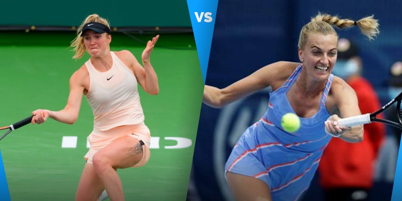 WTA Miami Open 2021 : Petra Kvitova vs Elina Svitolina Preview, Head to Head, Prediction