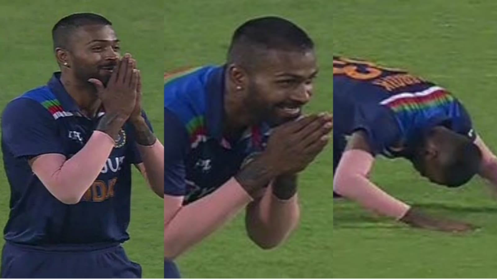 India vs England 2021: WATCH – Hardik Pandya reacts to Ben Stokes’ wicket after he dropped a dolly