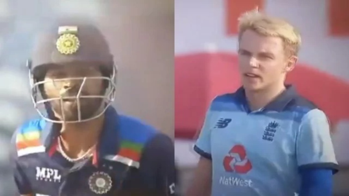 India vs England 2021: WATCH – Hardik Pandya and Sam Curran engage in a heated argument