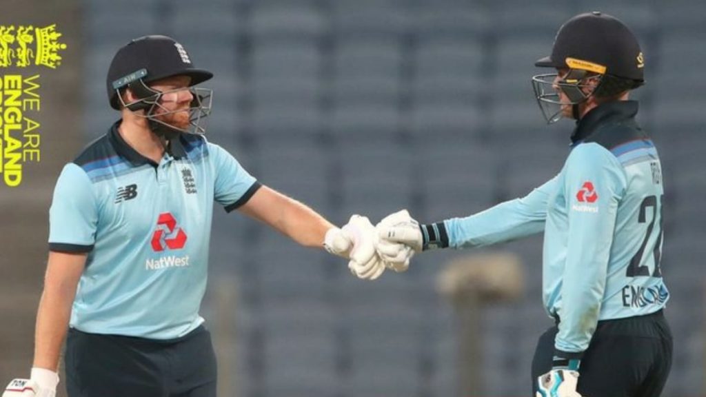 Jonny Bairstow and Jason Roy (Photo - England Cricket Team)