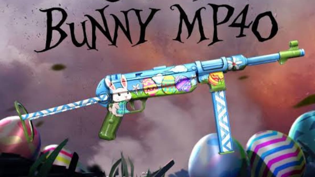 Crazy Bunny MP40 Weapon skin in Free Fire: Damage, Range, and more