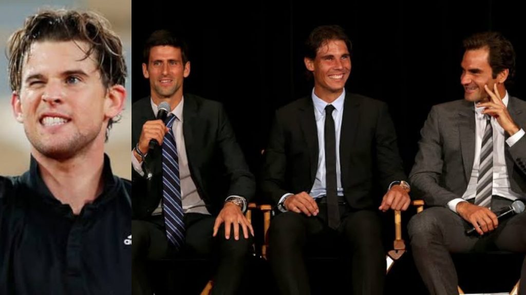 Thiem, Djokovic, Nadal, Federer