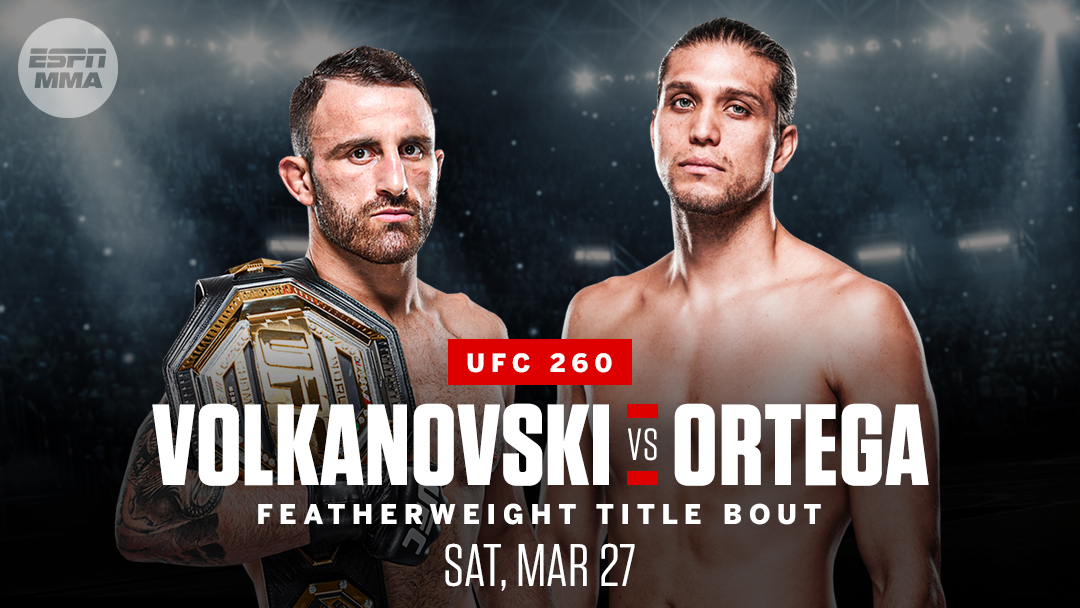 UFC 260: Alexander Volkanovski vs Brian Ortega canceled due to COVID protocols