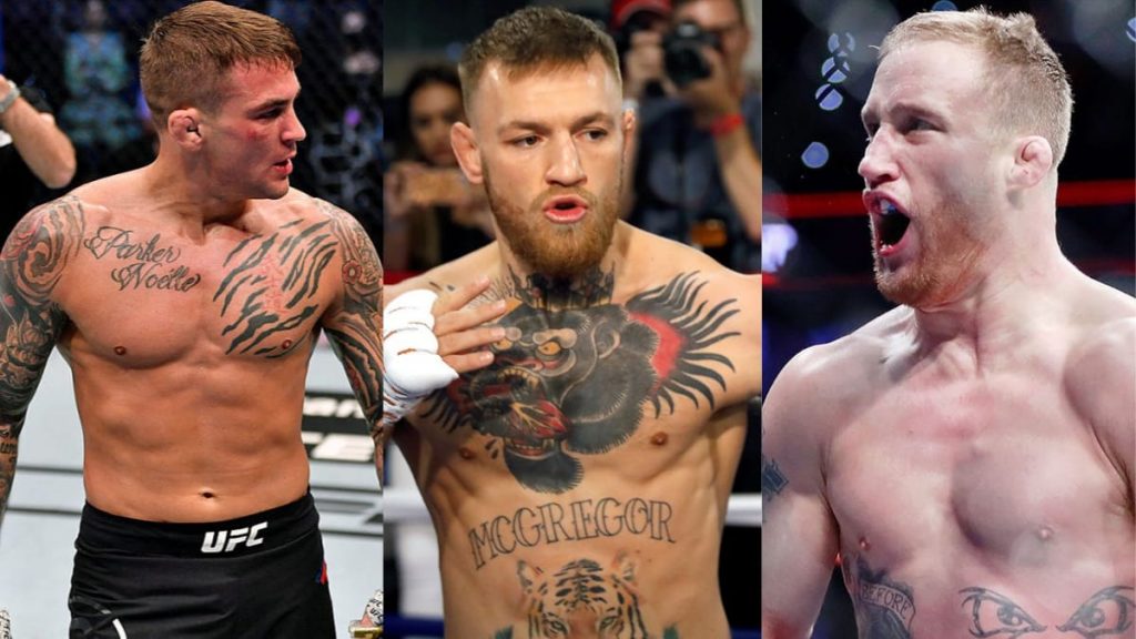 Dustin Poirier Conor McGregor Justin Gaethje