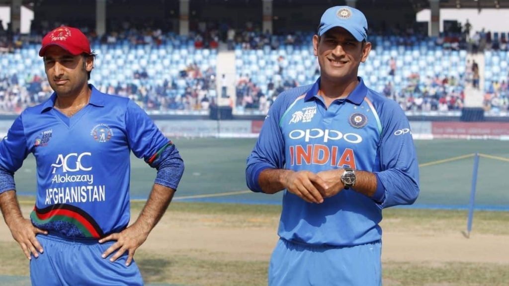 Asghar Afghan and MS Dhoni