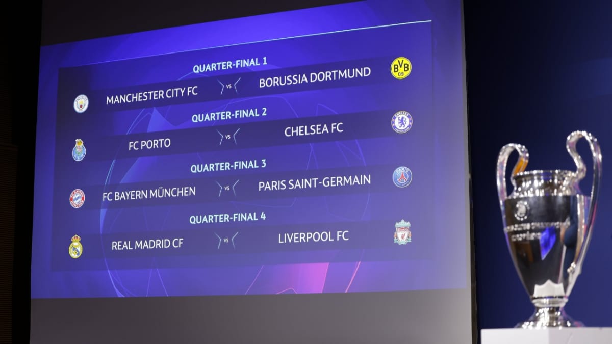 UEFA Champions league Quarter-final draws announced