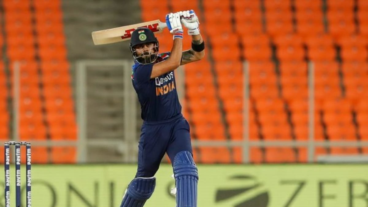 India vs England 2021: WATCH – Virat Kohli hits Mark Wood for a classy six over long-off