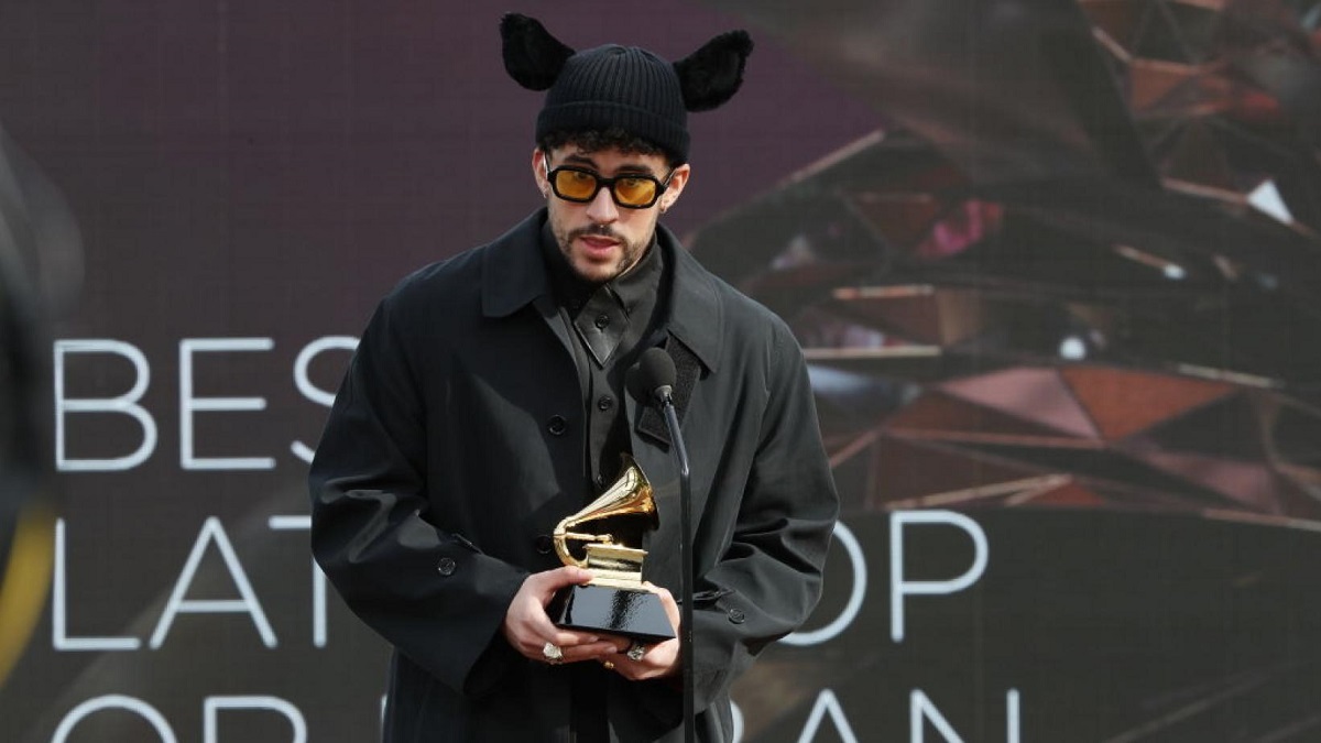 WWE 24/7 Champion Bad Bunny wins a Grammy for Best Latin Pop album