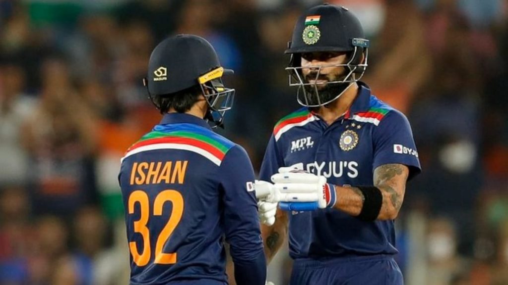 Ishan Kishan and Virat Kohli