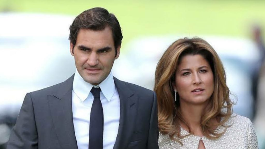 Roger Federer and Mirka Federer